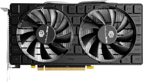 RX 580 8GB Graphics Card, 2048SP GDDR5 256 Bit GPU, PCIE 3.0 Gaming Video Card, Dual Fans Cooling, Gaming Card with HDMI/DP/DVI Ports, Desktop Graphics, GPU Video Card for Desktop Computer - For Sale - Price - Image 7