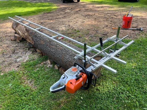 Portable Chainsaw Mill 36 Inches Planking Milling Bar Size 14 Inches to 36 Inches,with 9Ft Rail Mill Guide System - For Sale - Price - Image 3