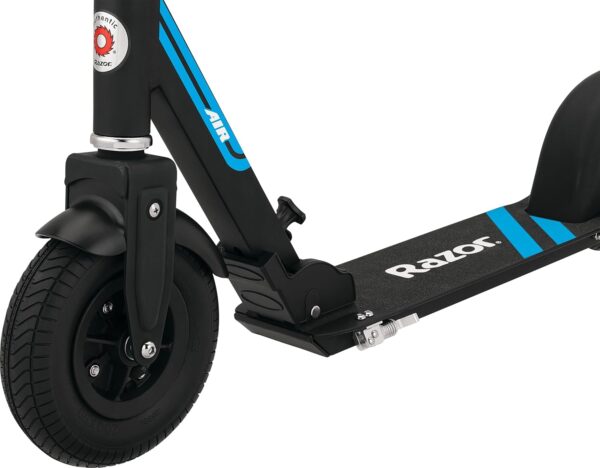 Razor A5 Air Kick Scooter for Kids Ages 8+ - Extra-Long Deck, 8" Pneumatic Rubber Wheels, Foldable, Anti-Rattle Handlebars, for Riders up to 220 lbs - For Sale - Price - Image 7