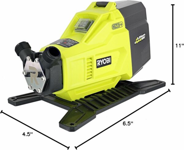 Ryobi P750 One+ 18V Hybrid Lithium Ion Battery or 120V AC Powered Portable Potable Water Transfer Pump (Battery Not Included, Tool Only) - For Sale - Price - Image 5