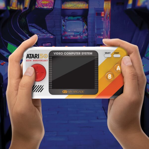 My Arcade Atari Pocket Player Pro: Handheld Portable Video Game Console with 100 Games, 2.75" Color Display, Ergonomic Design - For Sale - Price - Image 6