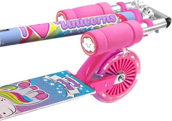 Ozbozz Unicorn Magical Sparkles Scooter with Flashing Wheels - For Sale - Price - Image 5