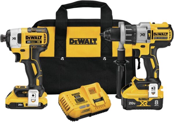 DEWALT 20V MAX XR Cordless Drill Combo Kit, Hammer Drill & Impact Driver with Battery and Charger Included, Power Detect Technology (DCK299D1W1), Price For Sale