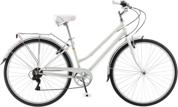 Schwinn Wayfarer Adult Hybrid Bike, Mens and Womens, Step-Over or Step-Through Frame Options, 7-Speed Drivetrain, Rear Rack, 700C Wheels - For Sale - Price - Image 7