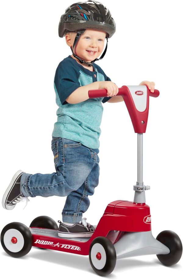 Radio Flyer Scoot 2 Scooter, Toddler Scooter or Ride On, For Kids Ages 1–4 Years, Red Ride On Toy, Large - For Sale - Price - Image 8