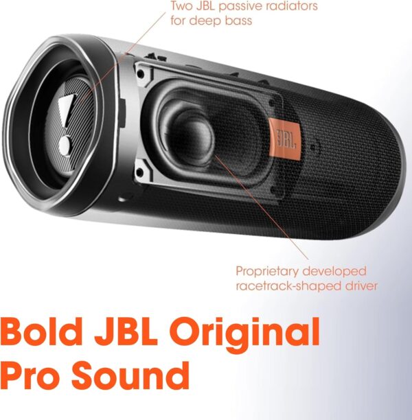 JBL Flip 5 (Black) + Bundle with divvi! Protective Hardshell Case - For Sale - Price - Image 3