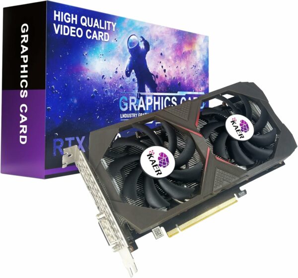 KAER Gaming GeForce RTX 2060 6GB GDRR6 192-Bit HDMI/DP/DVI 1680MHz Dual Fans ray-tracing Graphics Card - For Sale - Price