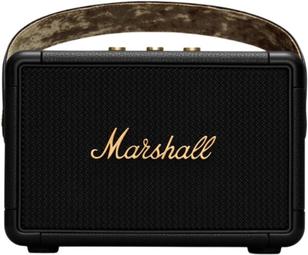 Marshall Kilburn II Bluetooth Portable Speaker, Black & Brass - For Sale - Price