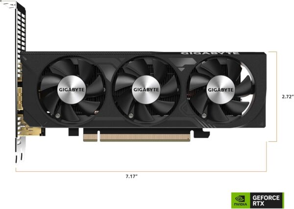 GIGABYTE GeForce RTX 4060 OC Low Profile 8G Graphics Card, 3X WINDFORCE Fans, 8GB 128-bit GDDR6, GV-N4060OC-8GL Video Card - For Sale - Price - Image 8