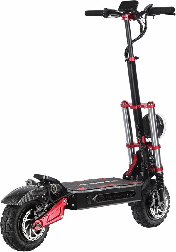 Adults Electric Scooter 6000W Dual Motor Up to 55 mph, 80 Miles Range，Fast Sport Electric Scooter 11" All Terrain Tires 800lbs Max Load with Detachable Seat，Folding - For Sale - Price - Image 6