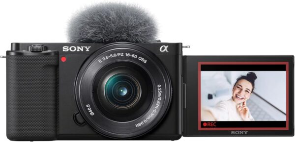 Sony Alpha ZV-E10 - APS-C Interchangeable Lens Mirrorless Vlog Camera Kit - Black - For Sale - Price