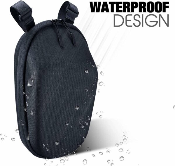 Waterproof Electric Scooter Handlebar Bag, Hard Shell Storage Bag with 3L Large Capacity, Universal Fit for Daily Commutes and Travel - For Sale - Price - Image 3