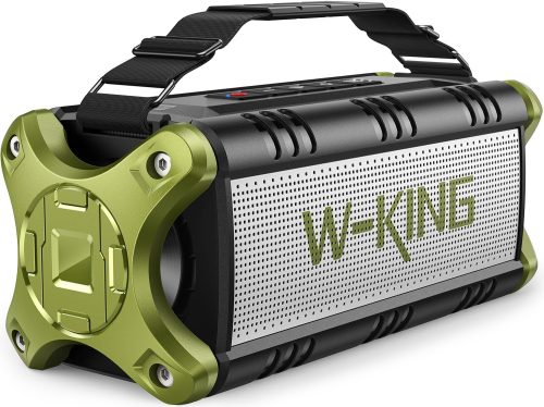 W-KING Bluetooth Speaker, 90W Peak 50W Portable Speakers Wireless, Deep Bass, Hi-Fi Loud Speaker, IPX6 Waterproof, 40H, EQ, Stereo Pairing,DSP, 4 Drivers,TF, AUX,NFC, for Outdoor, Camping,Party,Beach - For Sale - Price