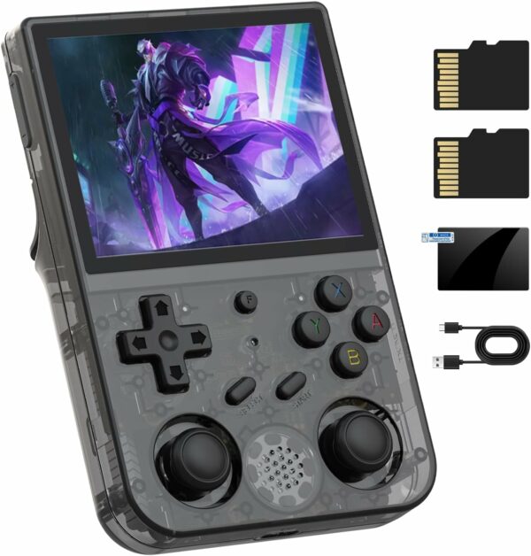 RG353VS Retro Linux System Video Handheld Game Console 3.5" IPS Screen RK3566 64bit Game Player 64G TF Card Built-in 4450 Classic Games Bluetooth 4.2 and 5G WiFi - For Sale - Price