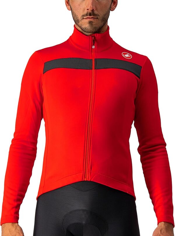 CASTELLI Men's Puro 3 Jersey FZ, Fleece Insulated Long Sleeve Zip Up with High Collar for Road and Gravel Biking I Cycling - For Sale - Price