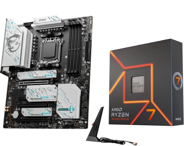 INLAND Micro Center AMD Ryzen 7 7700X CPU Processor with MSI X670E Gaming Plus Motherboard, AM5 Socket, DDR5, PCIe 5.0, WiFi 6E - For Sale - Price