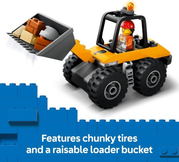 LEGO City Yellow Construction Wheel Loader Building Sensory Toy - Construction Vehicle Toy for Toddlers, Boys and Girls, Ages 4+ - Educational, Learning Gift Idea for Preschoolers - 60450 - For Sale - Price - Image 5