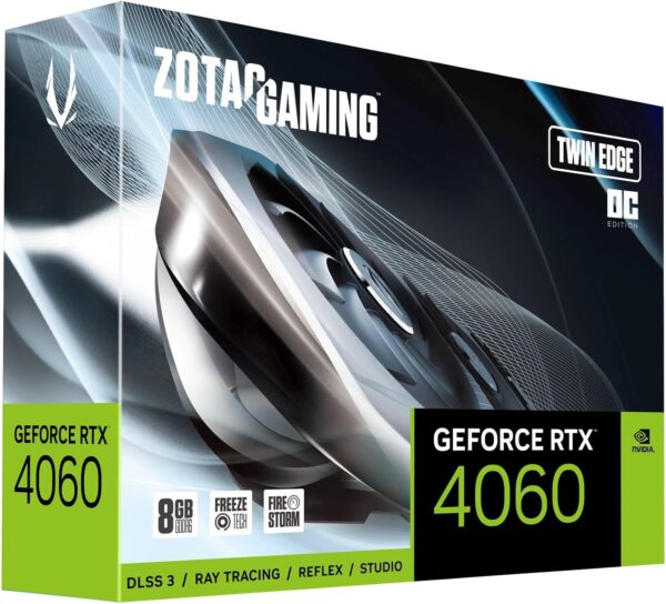 ZOTAC Gaming GeForce RTX 4060 8GB Twin Edge OC DLSS 3 8GB GDDR6 128-bit 17 Gbps PCIE 4.0 Compact Gaming Graphics Card, ZT-D40600H-10M - For Sale - Price - Image 8