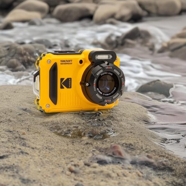 KODAK PIXPRO WPZ2 Rugged Waterproof Shockproof Dustproof WiFi Digital Camera 16MP 4X Optical Zoom 1080P Full HD Video Vlogging Camera 2.7" LCD (Yellow) - For Sale - Price - Image 5