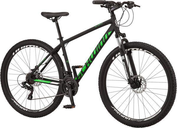 Schwinn High Timber Mountain Bike for Adult Youth Men Women Boys Girls, 24 to 29-Inch Wheels, 7 or 21-Speeds, Front Suspension, Aluminum and Steel Frame Options - For Sale - Price - Image 7