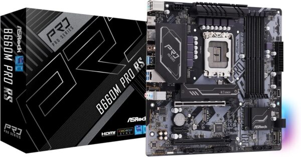 ASRock B660M Pro RS Intel B660 Series CPU (LGA1700) 32 GB Compatible B660M MicroATX Motherboard - For Sale - Price