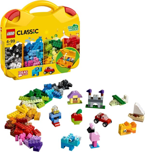 LEGO Classic Creative Suitcase 10713 - Includes Sorting Storage Organizer Case with Fun Colorful Building Bricks, Preschool Learning Toy for Kids, Boys and Girls Ages 4 Years Old and Up - For Sale - Price