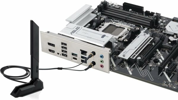 ASUS Prime B840-PLUS WiFi AMD AM5 B840 ATX Motherboard, Advanced AI Ready, DDR5, PCIe 4.0, 3X M.2, Wi-Fi 6E, 2.5Gb LAN, DisplayPort, HDMI™, USB 10Gbps Type-A & Type-C®, BIOS Flashback™, Aura Sync RGB - For Sale - Price - Image 9