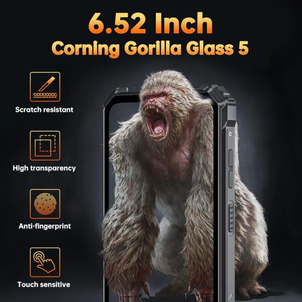 OUKITEL G1 Rugged Smartphone Unlocked - 24+256GB/1TB Android 14 Rugged Cellphones, 6.52” HD Display IP68/IP69K 10600mAh Battery 48MP Rear Camera Waterproof Phone, Fingerprint/Dual Sim/NFC 2025 - For Sale - Price - Image 6