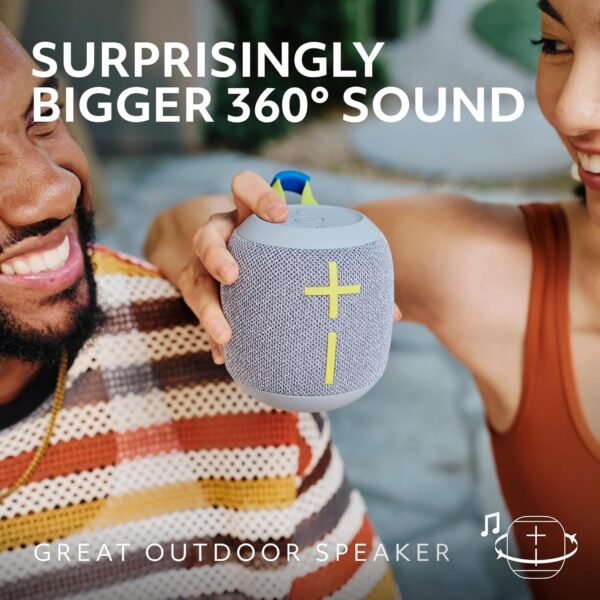 Ultimate Ears WONDERBOOM 4 Portable Waterproof Bluetooth Speaker with Big Bass and 360-Degree Sound, Dustproof Floating Speaker with 131ft (40m) Range - Blue - For Sale - Price - Image 2