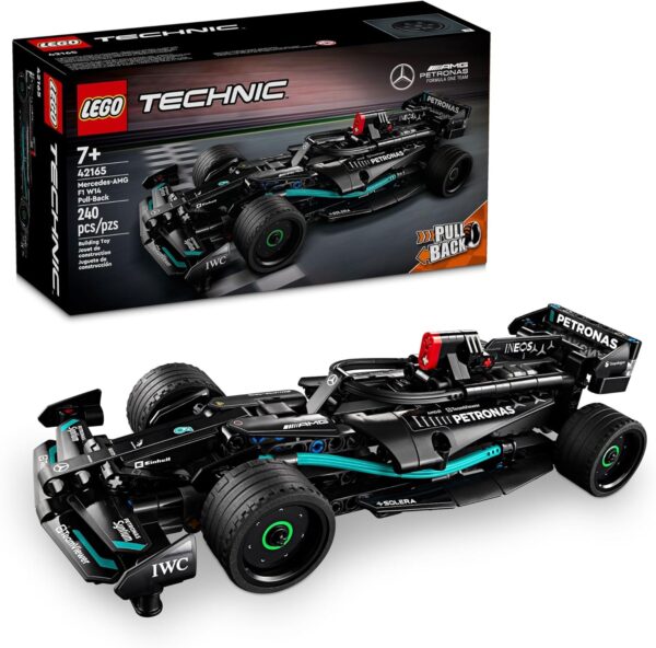 LEGO Technic Mercedes-AMG F1 W14 E Performance Pull-Back Car Toy, Vehicle Building Set for Boys and Girls, Mercedes Race Car Toy Model, Gift for Kids Ages 7 and Up, 42165 - For Sale - Price