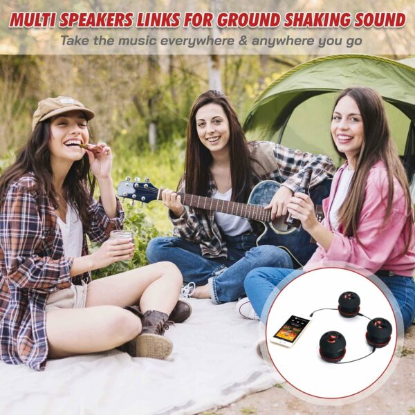 AYL Mini Speaker System, Portable Plug in Speaker with 3.5mm Aux Audio Input, External Speaker for Laptop Computer, MP3 Player, iPhone, iPad, Cell Phone (Black) - For Sale - Price - Image 5