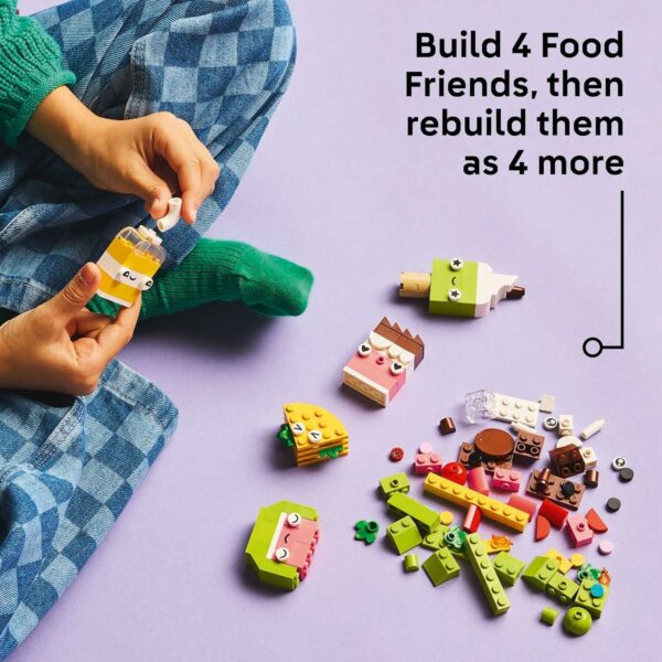 LEGO Classic Creative Food Friends Building Toy Set - Pretend Play Food for Kids, Boys and Girls, Ages 4+ - Learning and Educational Toy for Preschool - Gift Idea for Birthdays - 11039 - For Sale - Price - Image 5