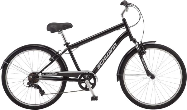 Schwinn Suburban Adult Comfort Bike, Men and Women, 26-Inch Wheels, 7 Speed Drivetrain, 16 or 17-Inch Aluminum Frame, Alloy Linear Hand Brakes - For Sale - Price - Image 7