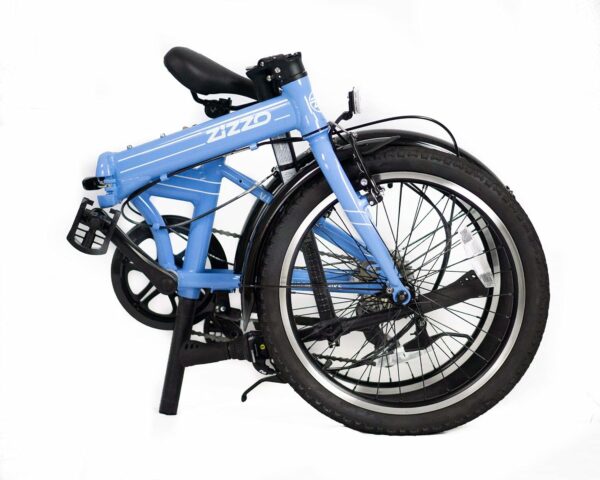 ZiZZO Via 20” Folding Bike-Lightweight Aluminum Frame Genuine Shimano 7-Speed 26lb - For Sale - Price - Image 2