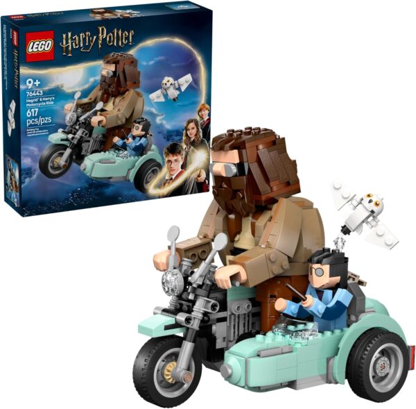 LEGO Harry Potter Hagrid & Harry's Motorcycle Ride Building Toy - Kids Motorcycle Toy for Boys and Girls, Harry Potter Fans, Ages 9+ - Gift Idea for Birthdays - 76443 - For Sale - Price