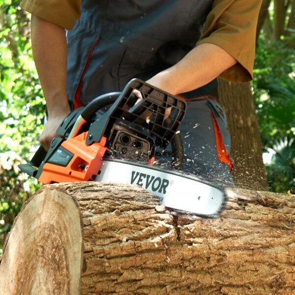 VEVOR Gas Chainsaw 52CC 2-Cycle Gasoline Powered Chainsaw 18 Inch Handheld Cordless Petrol Chain Saws For Forest, Wood, Garden and Farm Cutting Use - For Sale - Price - Image 8