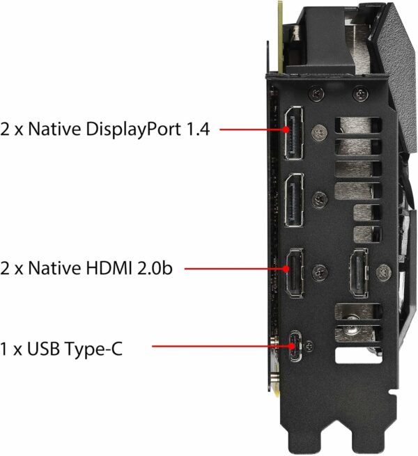 ASUS ROG Strix GeForce RTX 2060 Super Advanced Overclocked EVO 8G GDDR6 HDMI DisplayPort USB Type-C Gaming Graphics Card (ROG-STRIX-RTX2060S-A8G-EVO-GAMING) - For Sale - Price - Image 5