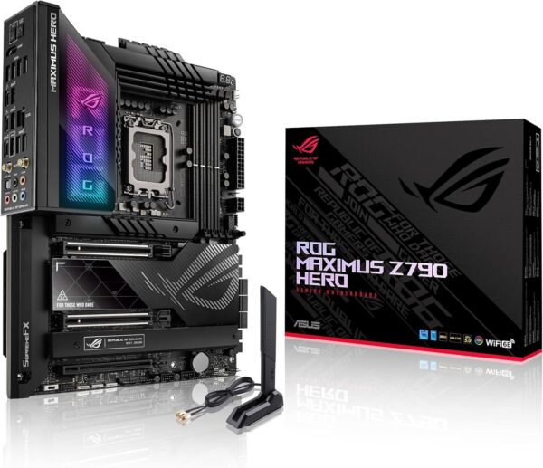 ASUS ROG Maximus Z790 Hero WiFi6E LGA 1700(Intel 14th,13th&12th Gen) ATX gaming motherboard(PCIe 5.0,DDR5,20+1power stages,2.5Gb LAN, Bluetooth V5.2,2x Thunderbolt 4 ports,5xM.2, Thunderbolt 4/USB4 ) - For Sale - Price