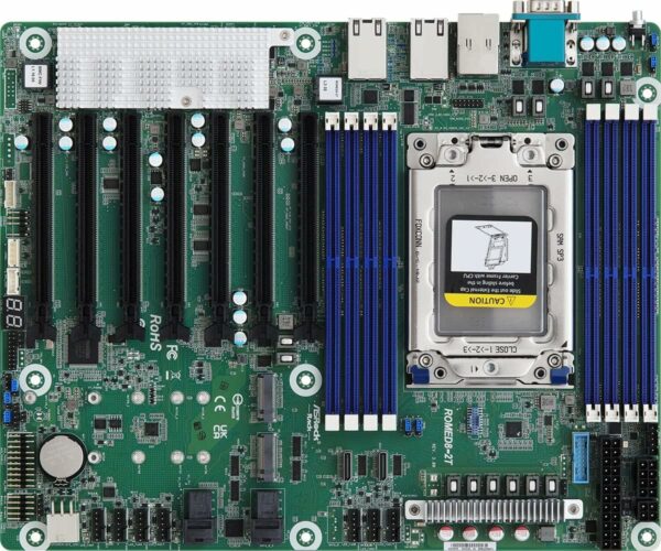 Asrock Rack ROMED8-2T/BCM ATX Server Motherboard AMD EPYC™ 7003 (with AMD 3D V-Cache™ Technology*)/7002 Series Processors SP3 (LGA 4094) Dual 10GbE - For Sale - Price