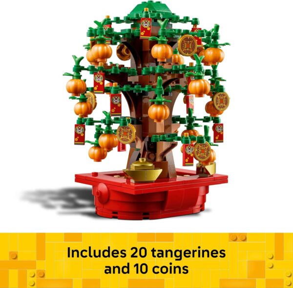 LEGO Money Tree - Lunar New Year Building Toy - Kids Chinese Culture Learning and Educational Toy for Boys and Girls, Ages 9+ - Holiday Decorations for Table - 40648 - For Sale - Price - Image 4