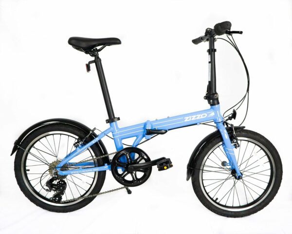 ZiZZO Via 20” Folding Bike-Lightweight Aluminum Frame Genuine Shimano 7-Speed 26lb - For Sale - Price