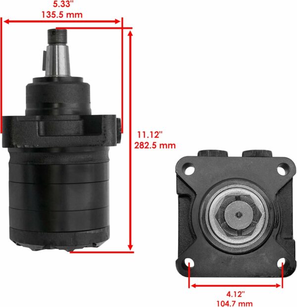 Caltric Hydraulic Wheel Motor Compatible With Oregon 27-500 27500 Lawn Mowers - For Sale - Price - Image 2