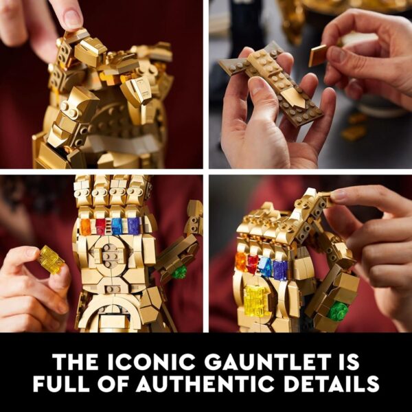 LEGO Marvel Infinity Gauntlet Set 76191 Collectible Thanos Glove with Infinity Stones, Building Set, Avengers Gift Idea for Adults and Teens, Model Kits for Decoration and Display - For Sale - Price - Image 4