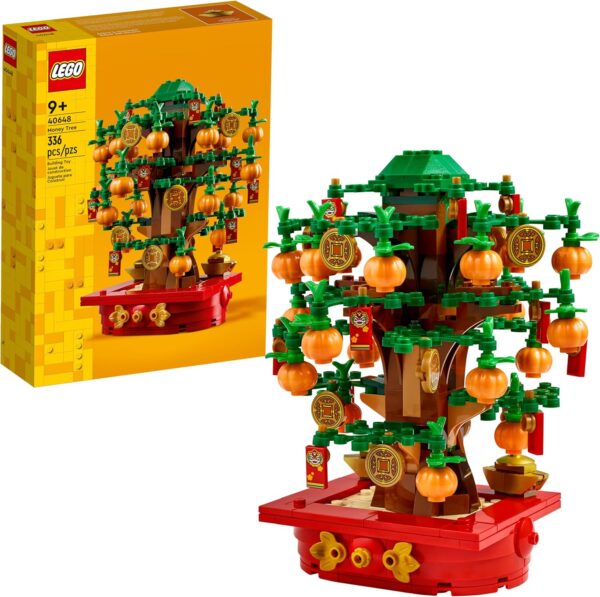 LEGO Money Tree - Lunar New Year Building Toy - Kids Chinese Culture Learning and Educational Toy for Boys and Girls, Ages 9+ - Holiday Decorations for Table - 40648 - For Sale - Price