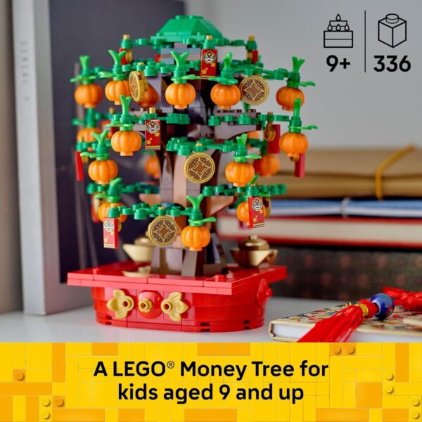 LEGO Money Tree - Lunar New Year Building Toy - Kids Chinese Culture Learning and Educational Toy for Boys and Girls, Ages 9+ - Holiday Decorations for Table - 40648 - For Sale - Price - Image 2