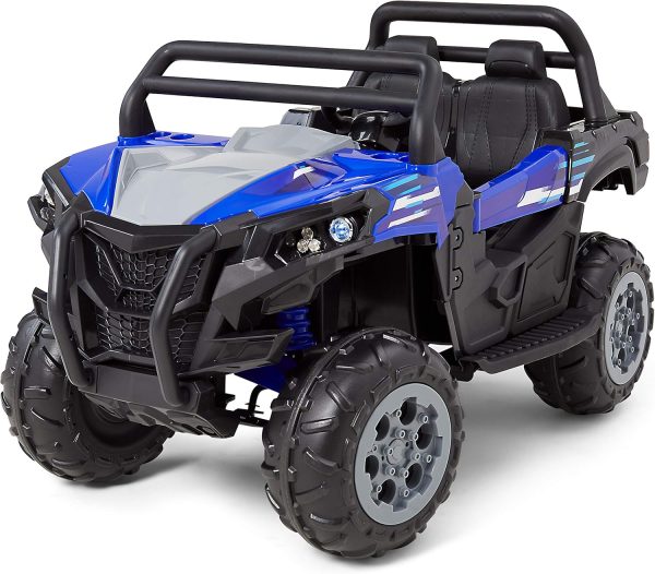 Kid Trax UTV Toddler/Kids Electric Ride On Toy, 12 Volt, 3-7 yrs Old, Max Weight 110 lbs, Single or Double Riders, Blue, Price For Sale