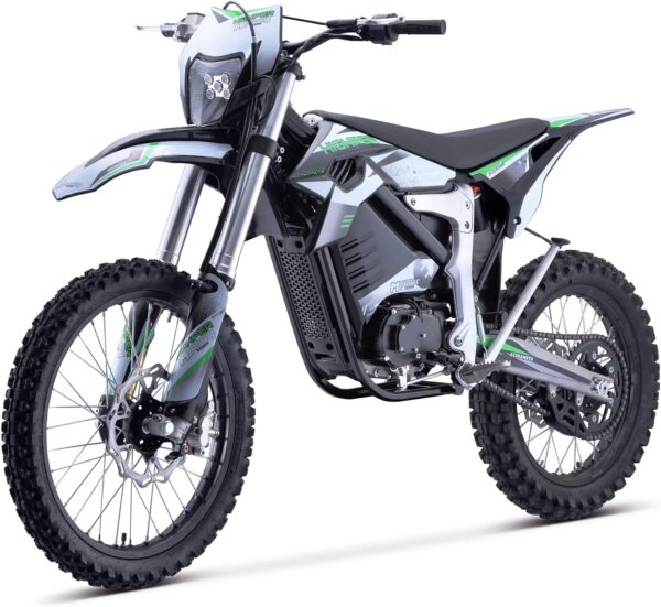 MotoTec Venom 72v 12000w Electric Dirt Bike White - For Sale - Price - Image 6