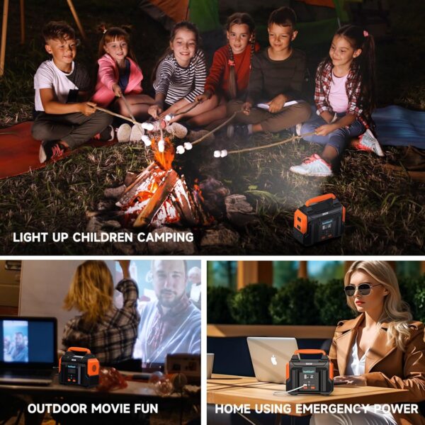 Portable Power Station 300W 257wh Lithium Battery Bailibatt Small Portable Generator for Home Use Camping Travel Emergency Hunting Outdoor, Large Power Bank with AC Outlet for Laptop - For Sale - Price - Image 6