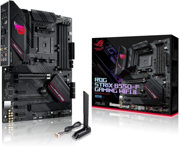 Asus ROG Strix B550-F Gaming WiFi II AMD AM4 (3rd Gen Ryzen) ATX Motherboard (PCIe 4.0,WiFi 6E, 2.5Gb LAN, BIOS Flashback, HDMI 2.1, Addressable Gen 2 RGB Header and Aura Sync) - For Sale - Price