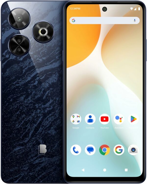 BLU G84 | 2024 | 3-Day Battery | Unlocked | 6.8” FHD+ Infinity Dot Display | 256GB | Triple 50MP Camera | NFC | US Version | US Warranty | Blue - For Sale - Price